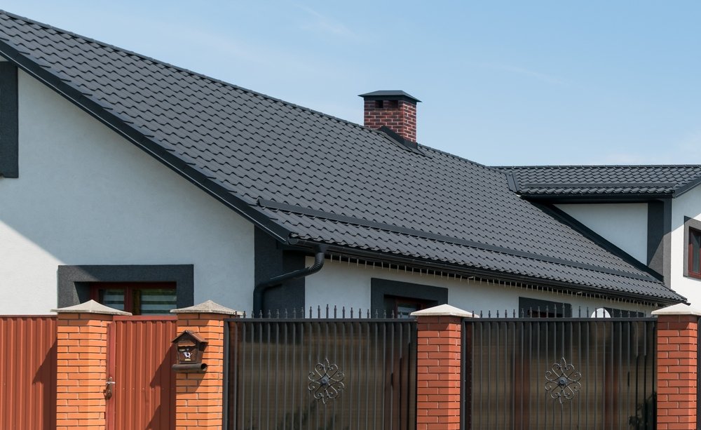 A,Fragment,Of,A,New,Private,House,With,A,Roof